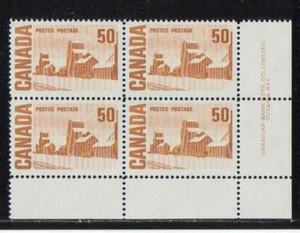 1967 Canada SC# 465 LR Centennial DF DEX Plate # 1 Plate Block M-NH Lot # 345 - Picture 1 of 1