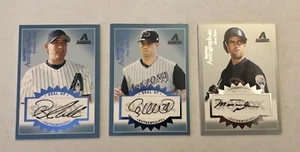 skybox autographics 2004 baseball Lot 3 Autographed Cards Kata Webb Hillenbrand - Picture 1 of 7