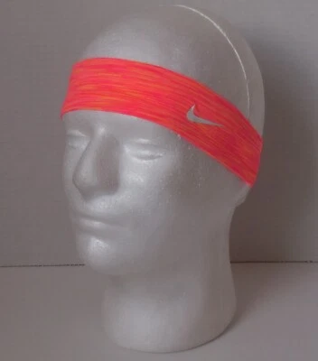 Faixa de cabeça Nike sem costura estampada adulto unissex giz coral/coral marinho/branco - Imagem 1 de 4