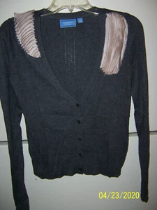 NWOT SIMPLY VERA WANG SMALL Lightweight Cardigan Fashionista Sweater ~~SALE~~ - Picture 1 of 2