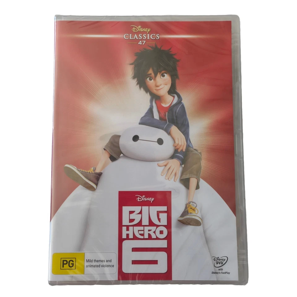 Big Hero 6 DVD *BRAND NEW* Walt Disney Classics Animated Movie Bmax Fast Post 7 - image 1 of 4