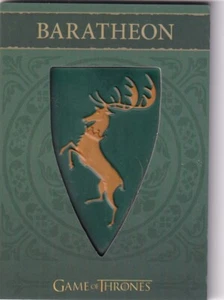 Rittenhouse Game of Thrones Staffel 4 Schild/Pin H2 Haus Baratheon 25/300 - Bild 1 von 2