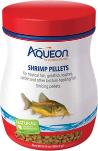 Aqueon Shrimp Pellets Sinking Food for Tropical Fish Goldfish Loaches Catfish - Picture 1 of 7