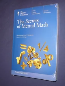 Teaching Co Great Courses TRANSCRIPTS : THE SECRETS OF MENTAL MATH sealed - Foto 1 di 1