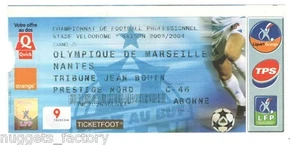 Ticket / Olympic Place Of Marseille - OM Vs Nantes - 2004 ( 037 ) - Picture 1 of 1
