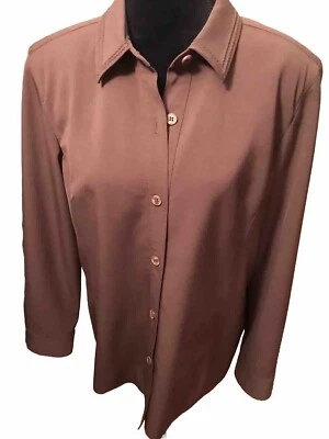 Chaqueta Norton McNaughton Marrón Poli Botón Forrada Frontal Talla 12 Foto 1 de 4