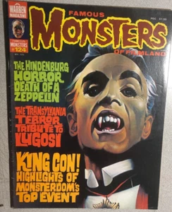 FAMOUS MONSTERS OF FILMLAND #124 (1976) Warren Magazine FINE+ - Picture 1 of 3