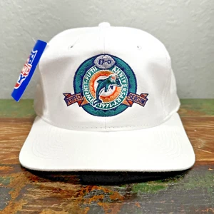 Cappello Vintage Miami Dolphins Drew Pearson NFL Game Day Football Cap stagione perfetta - Foto 1 di 9