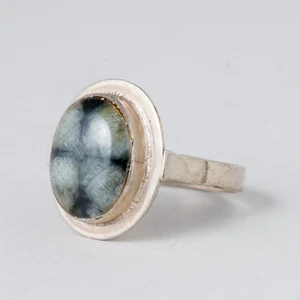 Ring Stein Silber 5,41 g Größe 57 (18,1 mm Ø) - Picture 1 of 3