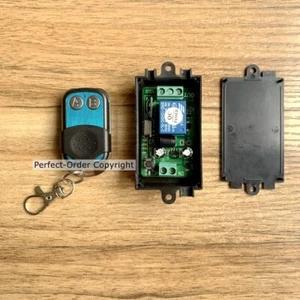 Mando a distancia inalámbrico 1V1 + receptor para control de acceso de puerta cerradura eléctrica abierta - Imagen 1 de 7