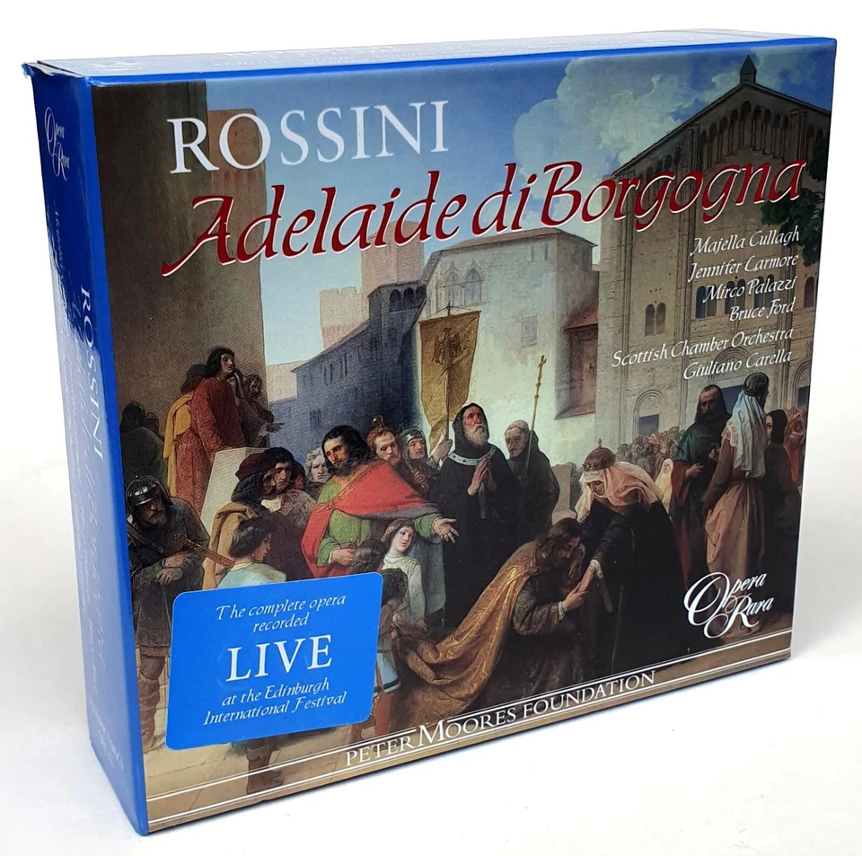 Gioachino Rossini, 2 CD Box Adelaide di Borgogna, komplette Oper live, 2006, neu - Bild 1 von 1