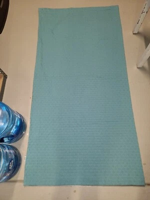 Cortina de ducha de tela "Dark Aqua Textured" The Company Store Foto 1 de 4