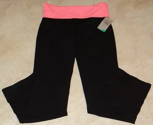 Young Girls Danskin Now Yoga Pants or Leggings w/Fold Over Waist: XS-S-M-L - Picture 1 of 12