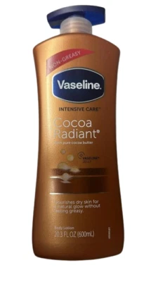 Vaseline Intense Soin Cacao Radiant Beurre de Cacao Corps Lotion 577ml/600ml - Photo 1/4