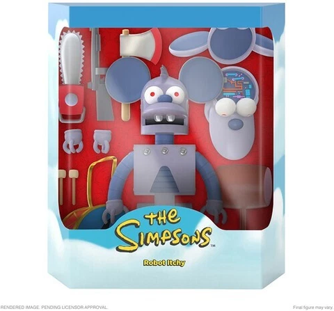WB   Super7 - The Simpsons ULTIMATES! Wave 1 - Robot Itchy Cover