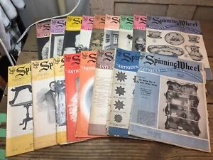 Lot Of 18 Vintage Spinning Wheel Antiques Magazines 1940’s 1950’s