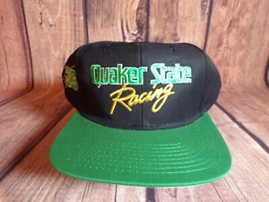 Brett Bodine #26 Quaker State Hat Racing Nascar Snapback Black - Picture 1 of 5