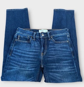 Abercrombie Kids Jeans Girls 11/12 Blue Skinny Medium Wash Mid Rise Stretch NEW - Picture 1 of 10