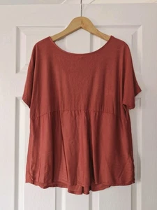 PHASE EIGHT rostorange Top UK10 Brustweite 40" GC Sommer leicht - Bild 1 von 6