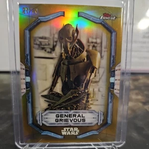 2022 Topps Star Wars Finest GOLD Refractor GENERAL GRIEVOUS #40 20/50 - Picture 1 of 7