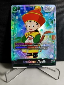Dragon Ball Super: Fusion World! Son Gohan: Youth FB03-139 SCR - NM/Mint - Picture 1 of 2