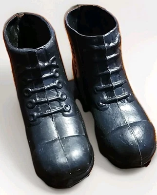 Vintage 1964 GI Joe Action Soldier Pair Short Black Boot Original Deep Sea Diver - Image 1 of 2