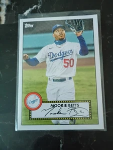 Topps Mookie Betts 1952 Topps Redux 2021 #T52-6 Los Angeles Dodgers - Imagen 1 de 2