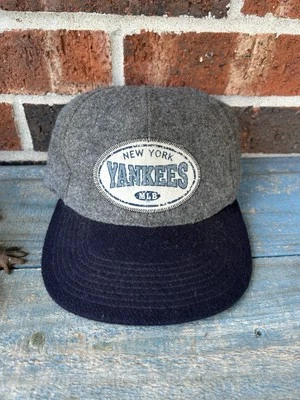 Parche sombrero vintage de los Yankees de Nueva York especialidades deportivas mezcla de lana con tirantes Foto 1 de 4