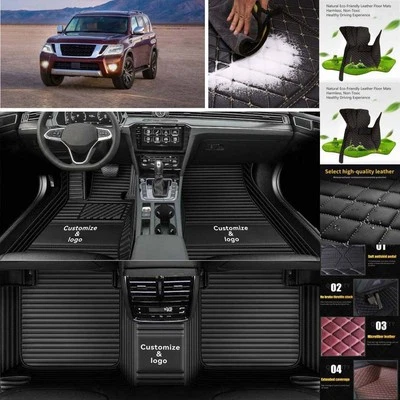 For Nissan Armada Car Floor Mats Luxury Waterproof Liners Carpets Cargo Custom - Image 1 of 4