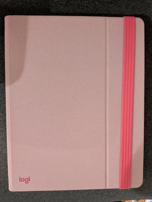 Logitech - Casa Pop-Up Desk Work From Home Kit Compact Wireless Keyboard (Pink) - Image 1 of 2