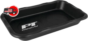 Performance Tool W1285 Large Magnetic Nut Bolt Tray 6 x 10 Inch Black - Picture 1 of 7