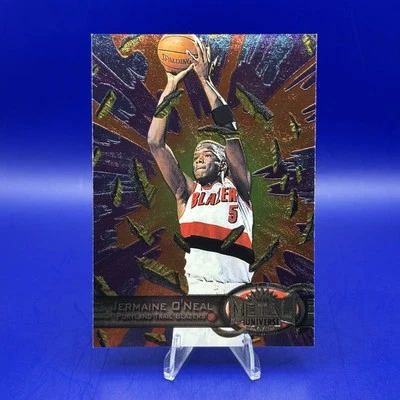 1997-98 Skybox Metal Universe Basketball Jermaine O'Neal #77 Trail Blazers - Image 1 of 3