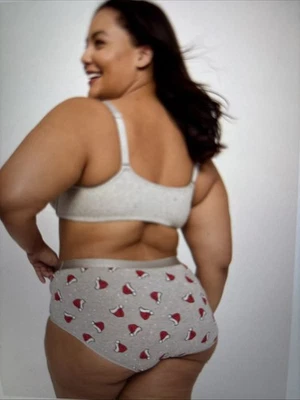 NUEVO Sombrero de Santa Lane Bryant CACIQUE Gris Cintura Ancha BREVE DE ALGODÓN COMPLETO 26 28 Foto 1 de 2