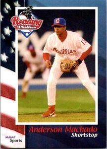 2002 MultiAd Reading Phillies #1 Anderson Machado - Picture 1 of 2