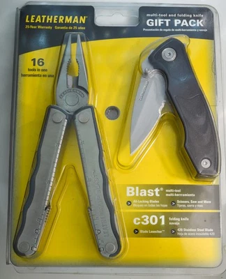 Leatherman Blast- retired, new NIP w C301 knife & leather sheath  #2488 - Image 1 of 4