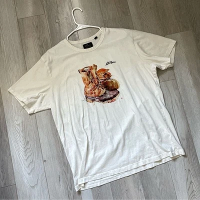 Todd Snyder LL Bean Camiseta Botas Camiseta Gráfica Hombre Crema (Grande) Clásica Resistente Foto 1 de 4