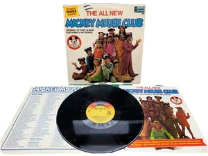 Nuevo álbum de discos de vinilo de Mickey Mouse Club con póster insertado 1977 Disneyland - Imagen 1 de 5