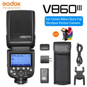 Godox V860III V860 III E-TTL II HSS Flash Light Speedlite for C/N/S/F/O/P Camera - Picture 1 of 6