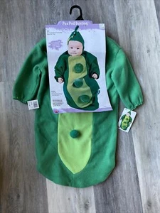 Disfraz de vellón Guisantes en vaina para bebé 0-6 meses nuevo con etiquetas - Imagen 1 de 1