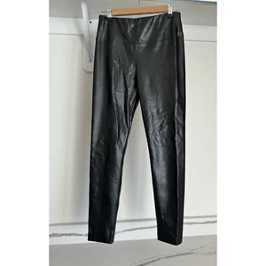 Tahari Faux Leather Black Leggings Size Small - Bild 1 von 6