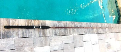 复古 FENWICK FENGLASS FS86HRC 2 件拖钓/蹲钓竿:8'6" 18-30 磅 - 很好 — 第 1/4 张图片