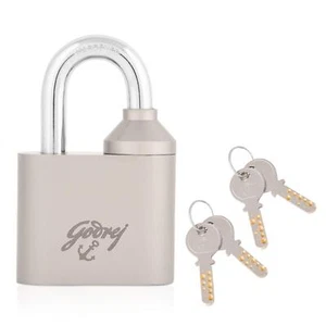 Candado Godrej Doble Acceso con 2 Llaves Maestras y 2 Llaves de Usuario con Alta Seguridad - Imagen 1 de 5