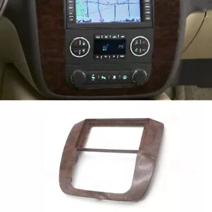 Stereo Radio Fascia Panel 9''Frame For GMC Yukon Sierra 07-12 wood tool kit New - Foto 1 di 4