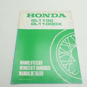 Original Honda GL 1100 DX Werkstatthandbuch Zusatz Reparaturanleitung C0096