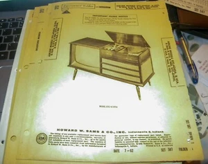 RECEPTOR COMBO AIRLINE TV-AM-FM-PHONO - 16 MODELOS (SAMS PHOTOFACT 587-1) - Imagen 1 de 1