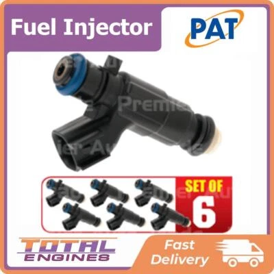 1x PAT Fuel Injector Set Of 6 fits Holden Adventra VZ 3.6L V6 LY7 (H7) - image 1 of 2