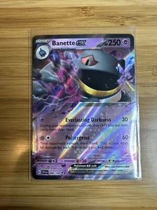 Juego de cartas coleccionables Pokémon Banette ex 088/198 base escarlata y violeta casi nuevo/m doble raro  - Imagen 1 de 2