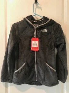 The North Face Girl Oso Fleece Hoodie Jacket Grey M 10/12 NWT MSRP: $99.00 - Picture 1 of 7
