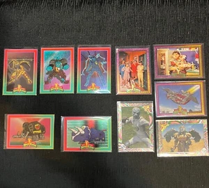 1994 Mighty Morphin Power Rangers Power Foil Cards Lot of 10 Series 1 & 2 Nice - Picture 1 of 7