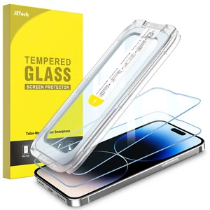 JETech One Touch Install Screen Protector for iPhone 14 Pro Max 6.7-Inch, 2-Pack - Picture 1 of 6